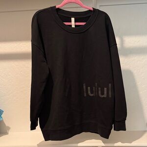 Lululemon Oversized Black Sweatshirt